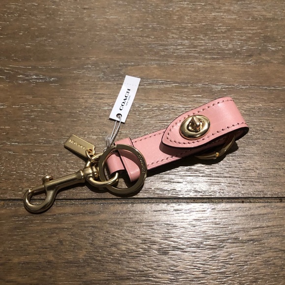 Coach Accessories - Coach Leather Valet Key Charm.